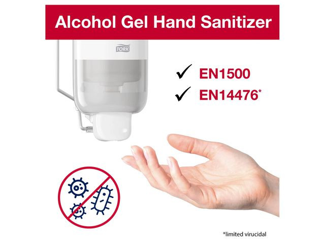 Hånddesinfeksjon Tork 74,4% Gel S1 1L