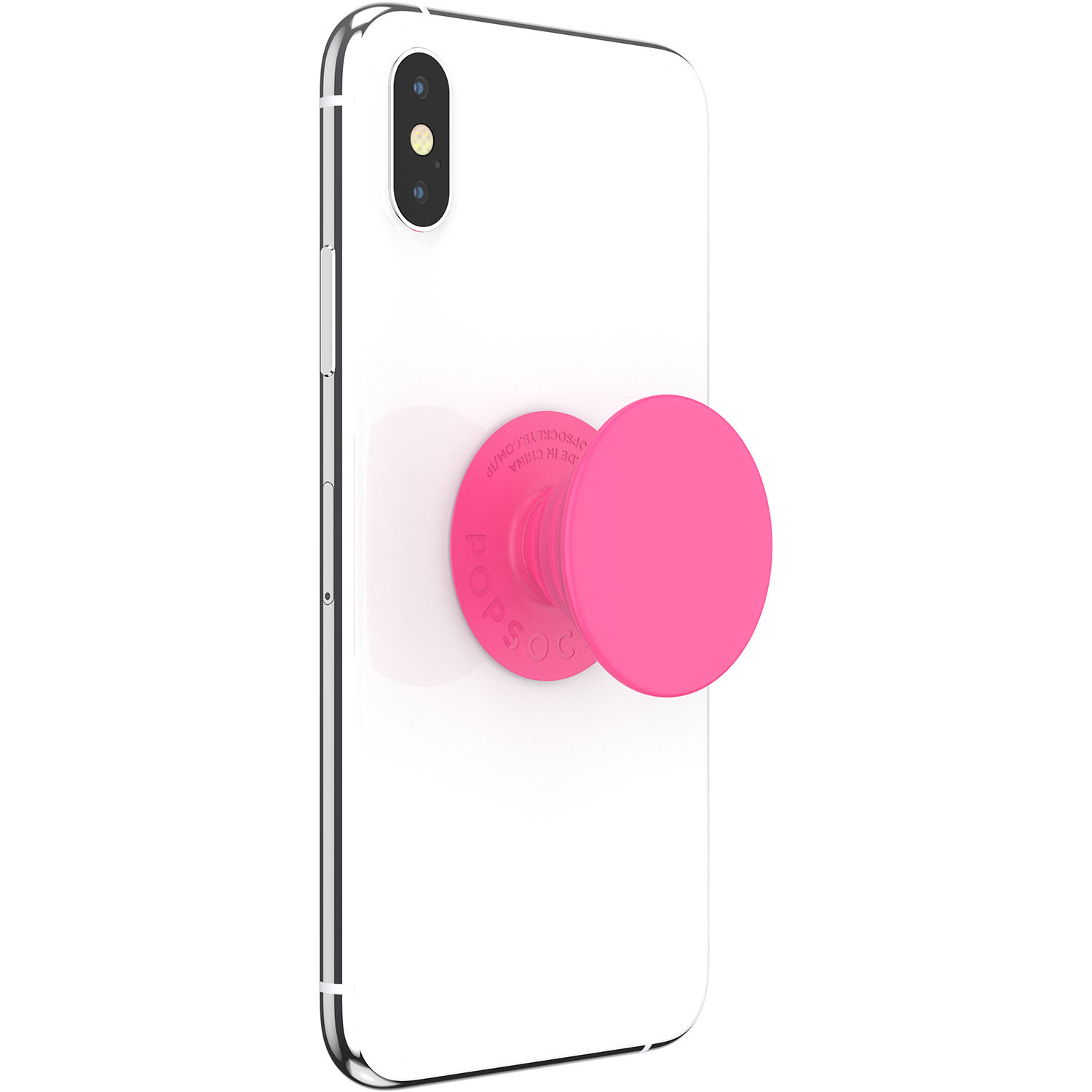 POPSOCKETS Neon Day Glo Pink Avtagbart Grip med stativfunksjon