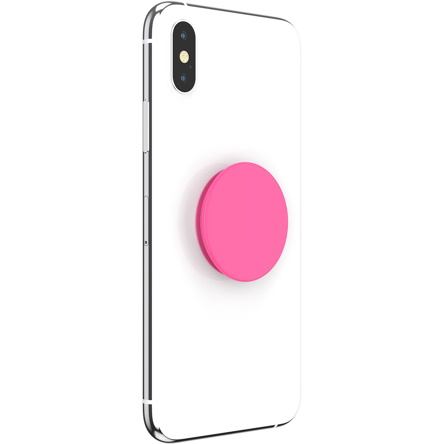POPSOCKETS Neon Day Glo Pink Avtagbart Grip med stativfunksjon