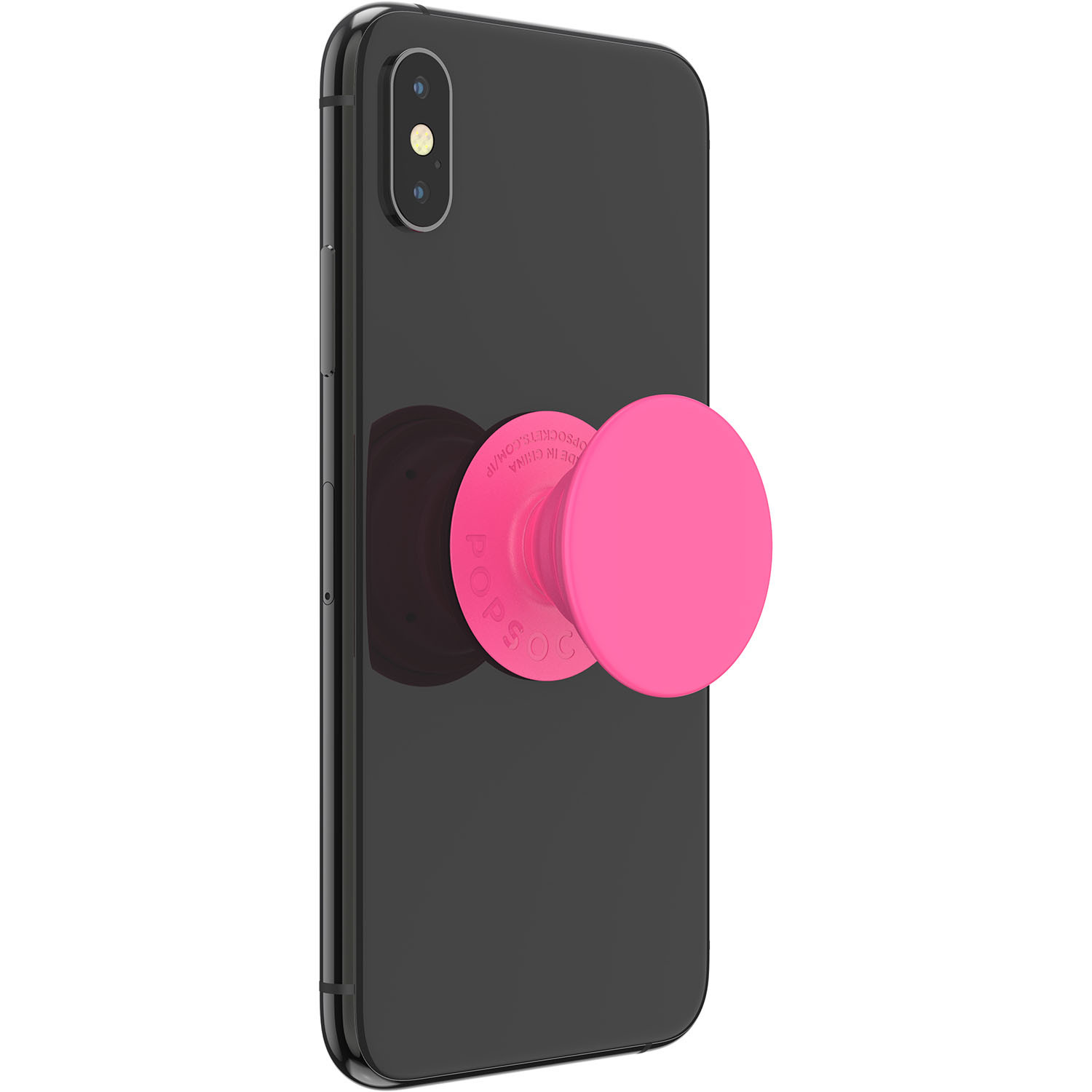 POPSOCKETS Neon Day Glo Pink Avtagbart Grip med stativfunksjon