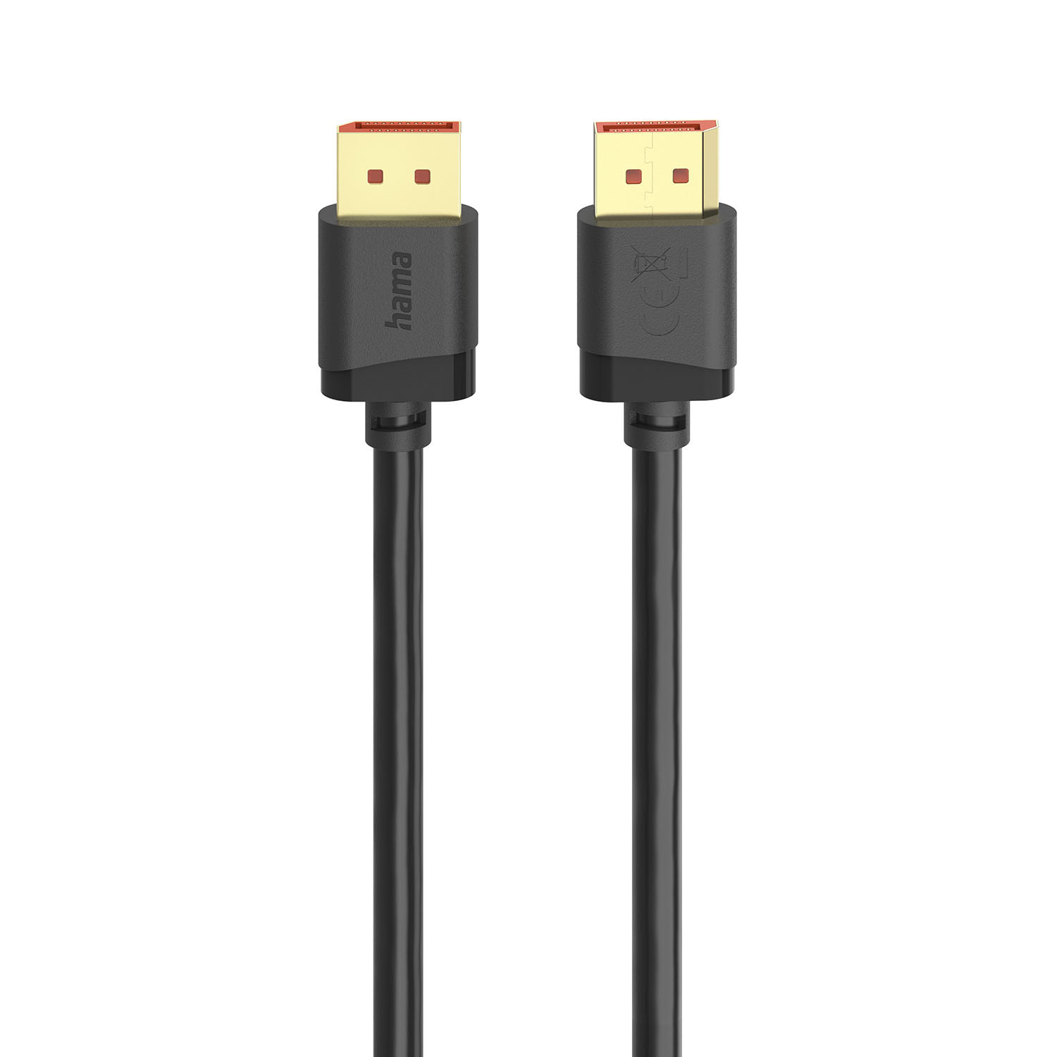 BildeHAMA Cable DisplayPort 2.1 8K Ultra-HD 40 Gbit/s Black 2.0m