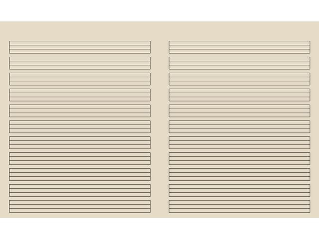 Arbeidsbok 17X21 80G 17Mm 4:5:4 Hj.linje (20 stk)