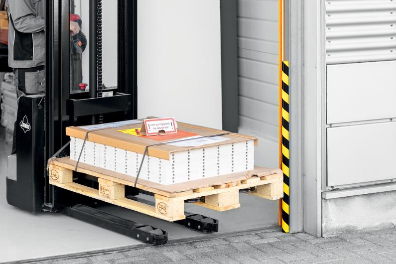 Veggbeskyttelse Durable S32R Gul/Sort