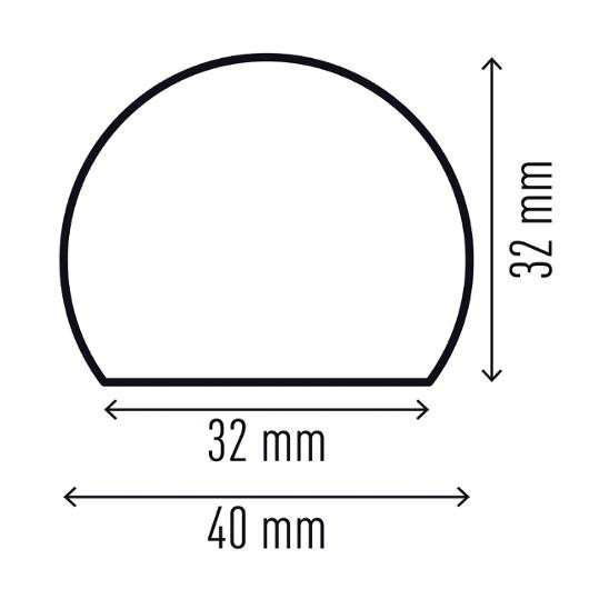 Veggbeskyttelse Durable S32R Gul/Sort
