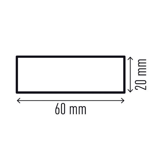 Veggbeskyttelse Durable S18 Gul/Sort