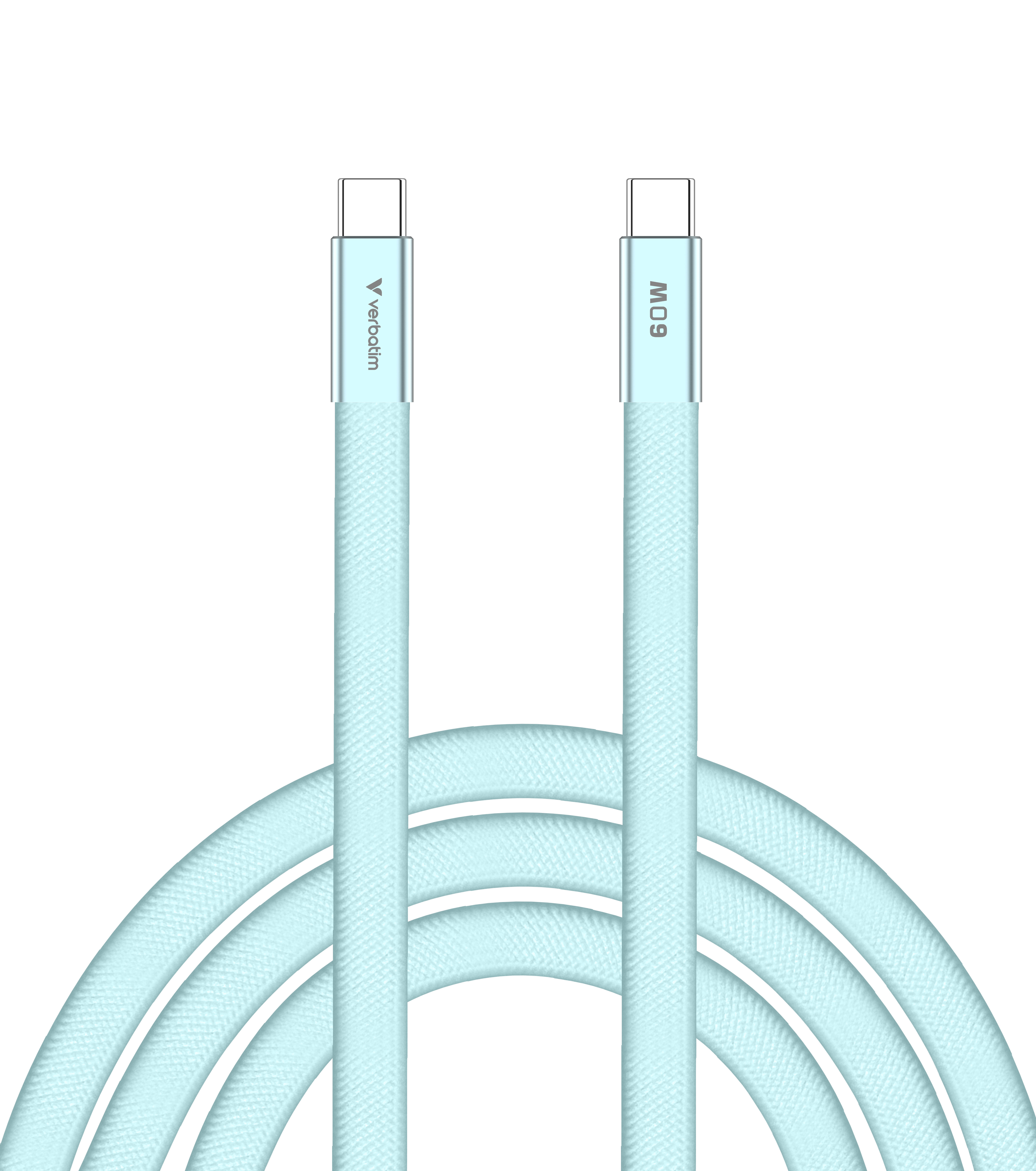 VERBATIM SoftTouch USB-C to C cable 60W 120 cm - Blue