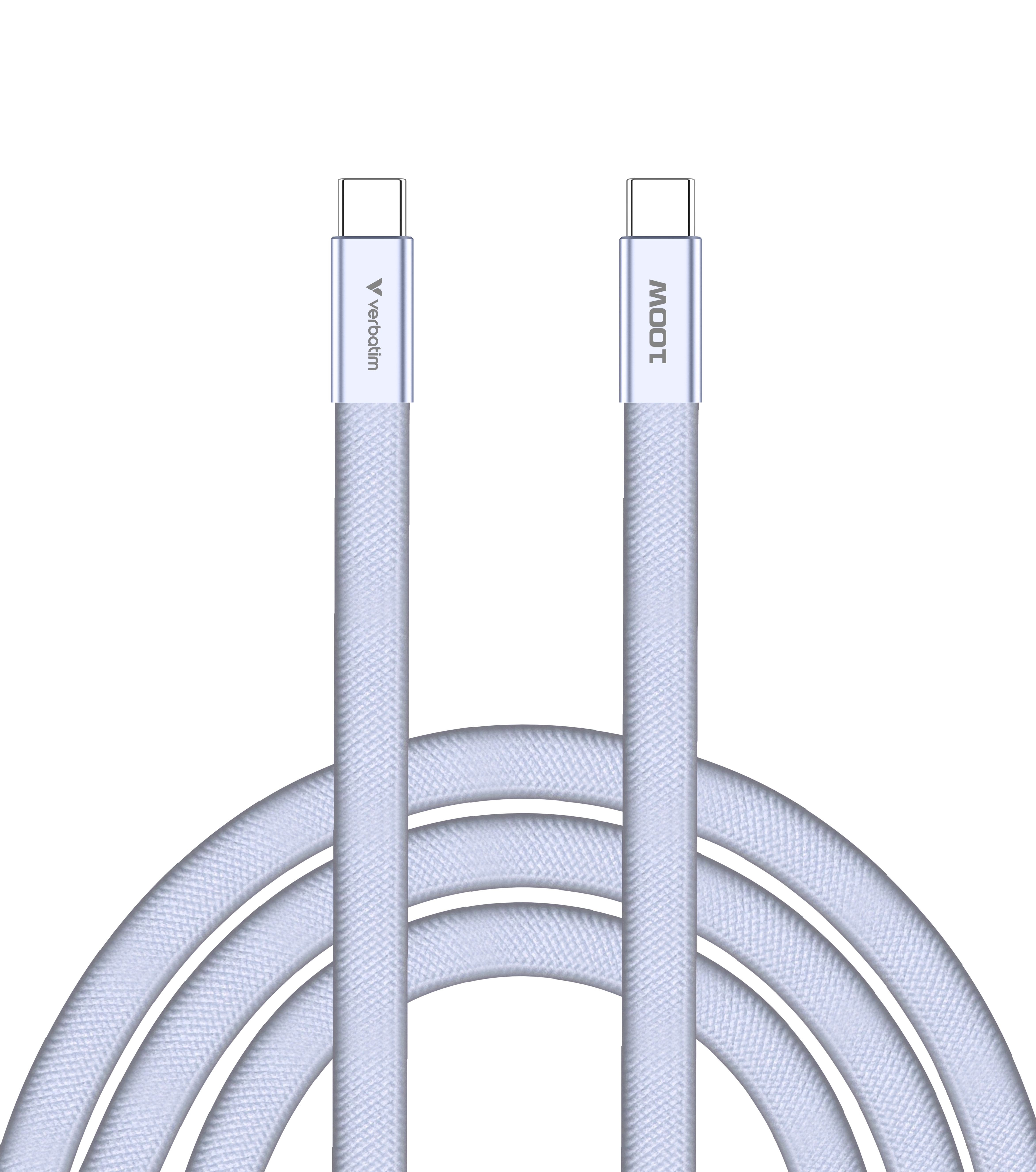 VERBATIM SoftTouch USB-C to C cable 100W 120 cm - Purple