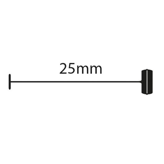 BildePlastnåler Meto Standard 25Mm (5000 stk)