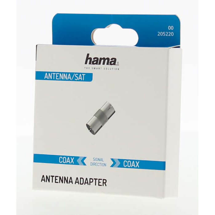 HAMA Adapter Antenna Coax 2x Socket
