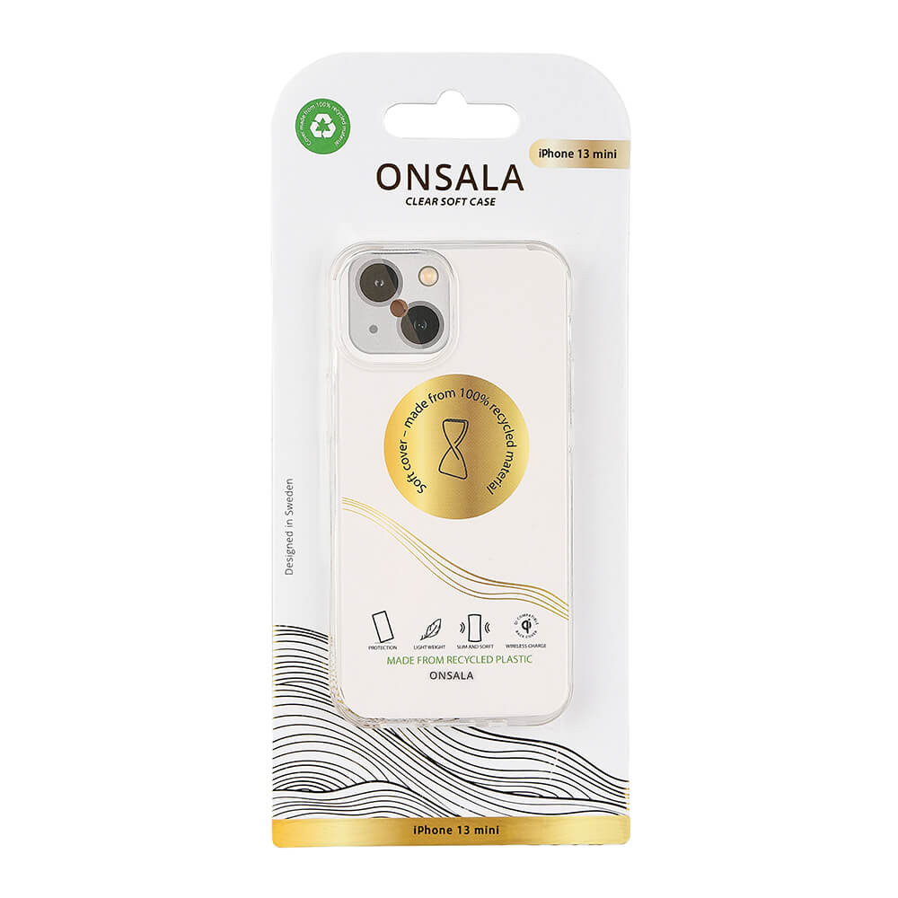 ONSALA Back Recycled Clear Case TPU iPhone 13  Mini