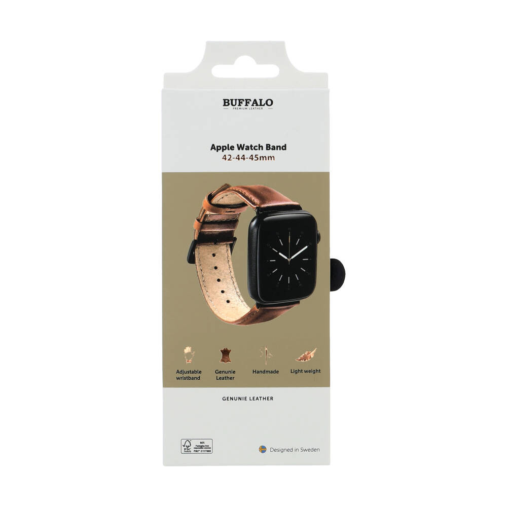 BUFFALO Watchband Brown Apple Watch 42/44/45