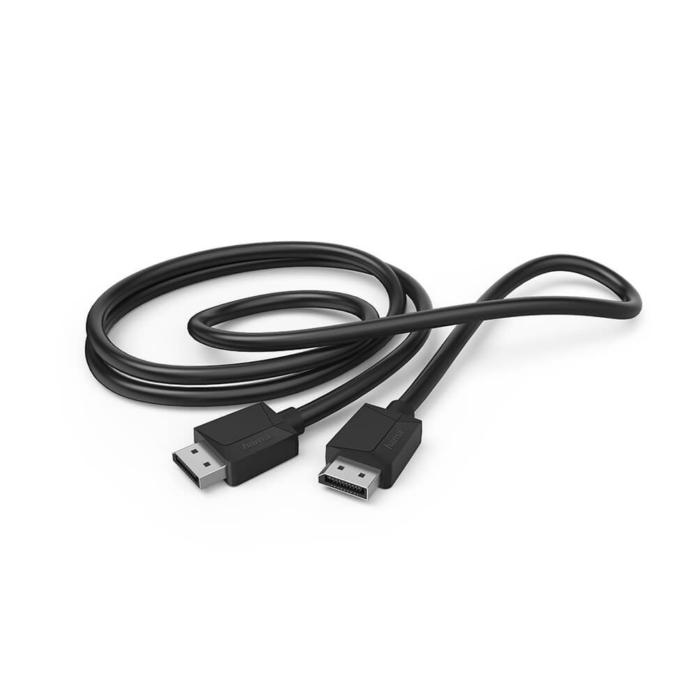 HAMA Cable DisplayPort 1.2 Ultra-HD 4K 1.5m Black