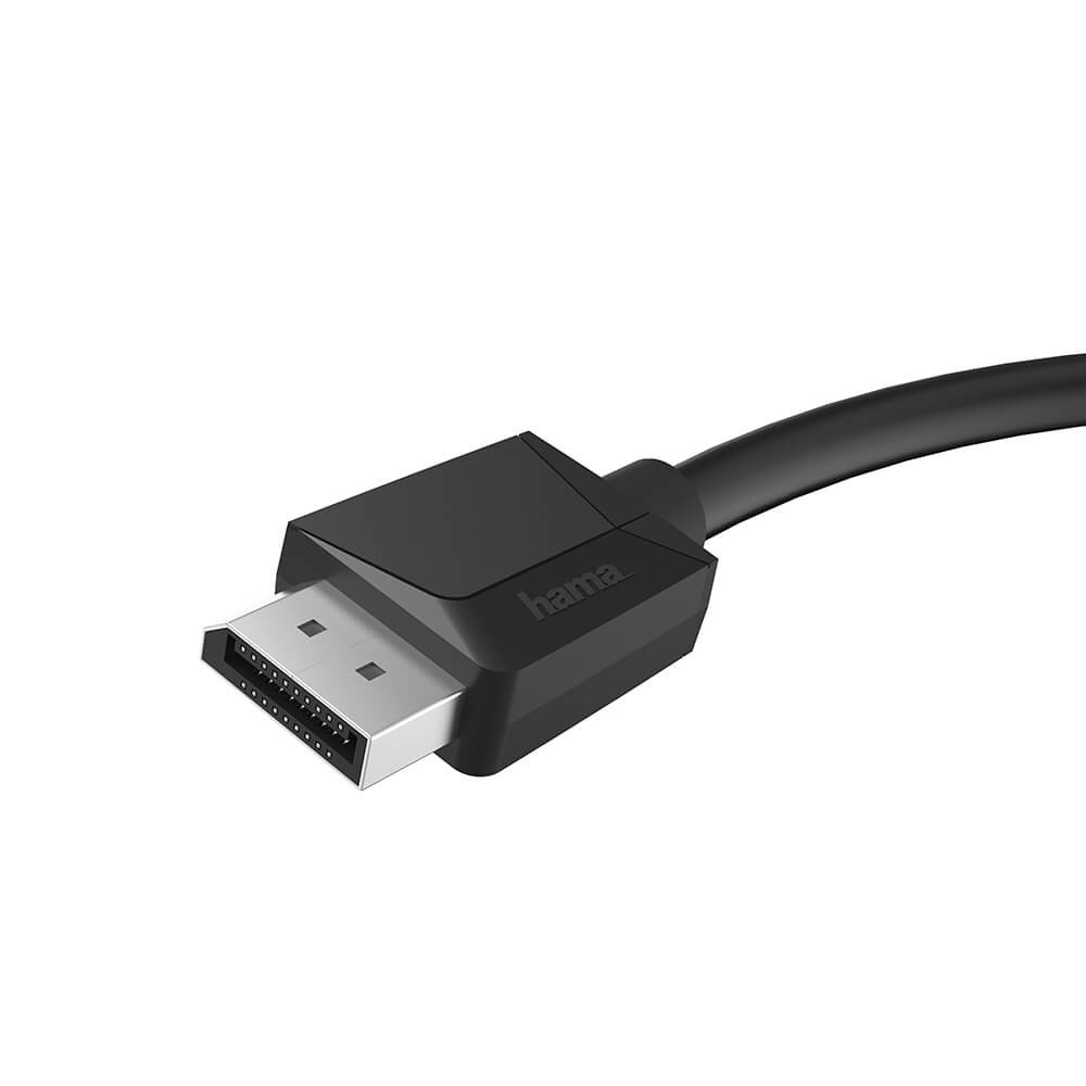 HAMA Cable DisplayPort 1.2 Ultra-HD 4K 1.5m Black
