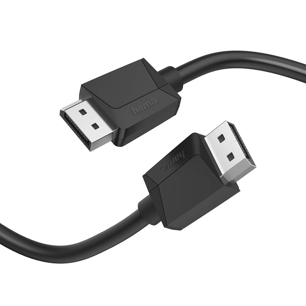 HAMA Cable DisplayPort 1.2 Ultra-HD 4K 1.5m Black