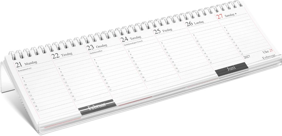 Avtalekalender Grieg 2027 Spiral