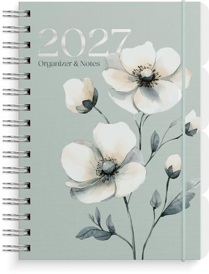 BildeOrganizer Og Notes Grieg A5 2027 Anemone