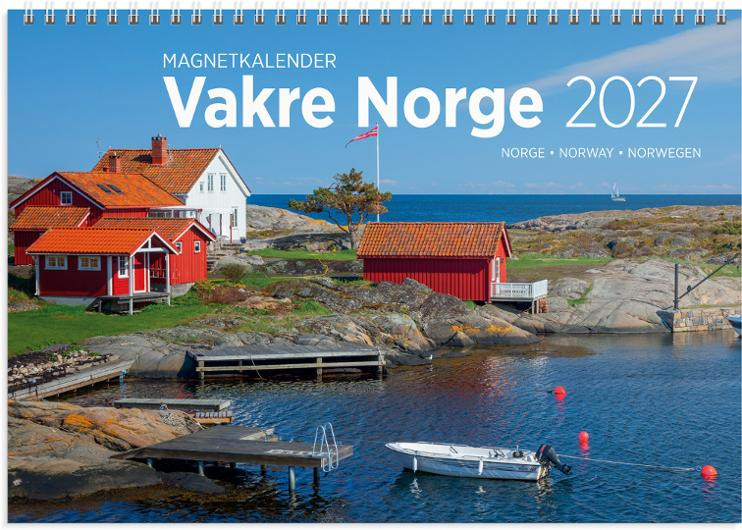 BildeMagnetkalender Grieg 2027 Vakre Norge
