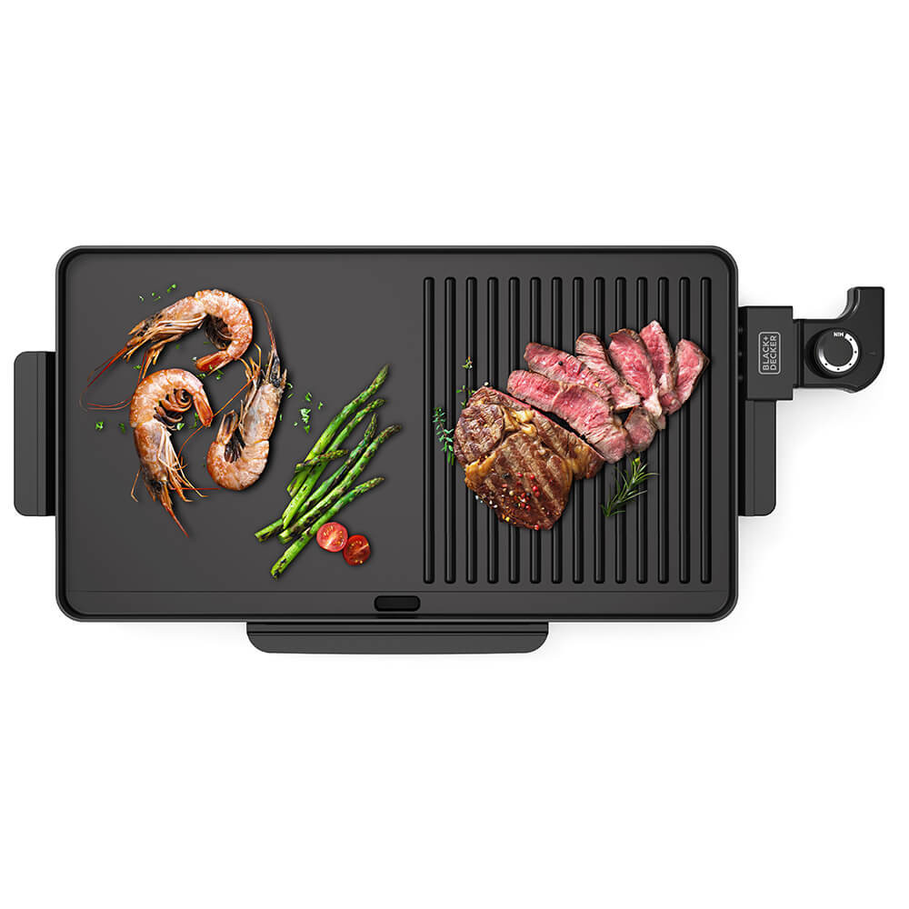 BLACK+DECKER Bordgrill Flat 2200W Black