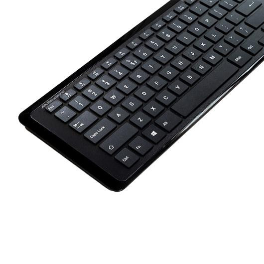MOUSETRAPPER Type Mini Wireless Keyboard, Black