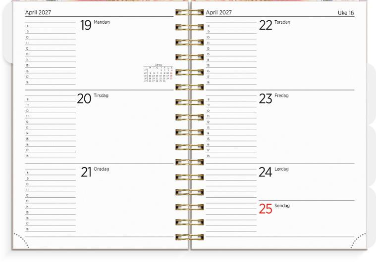 Organizer Og Notes Grieg A5 27 Bloomart
