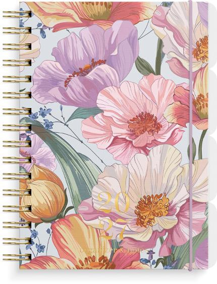 BildeOrganizer Og Notes Grieg A5 2027 Flower