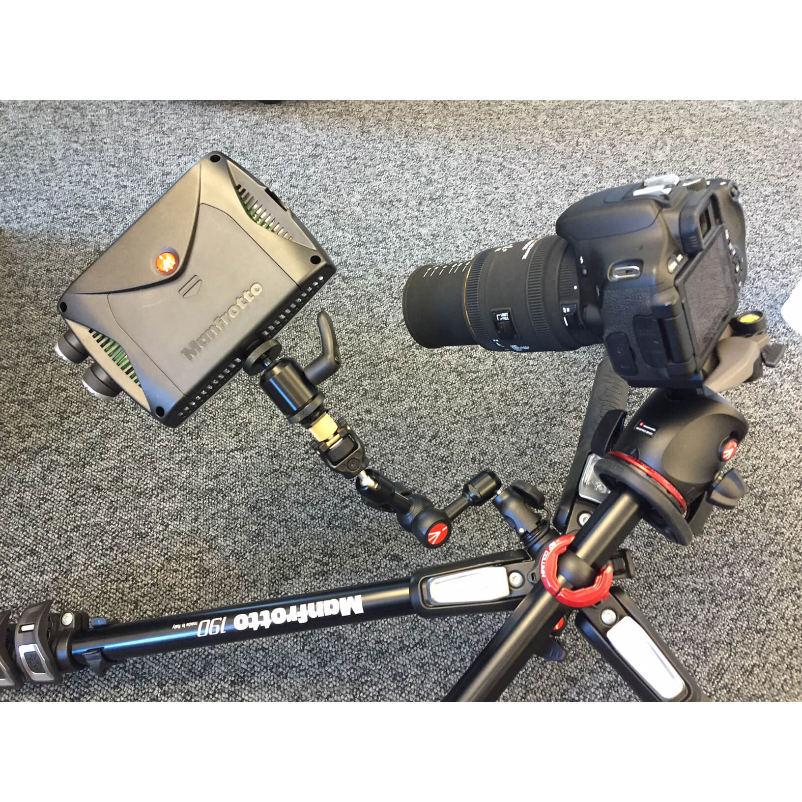 MANFROTTO Stativ Foto Alu. MT190XPRO3 3-Seksjoner