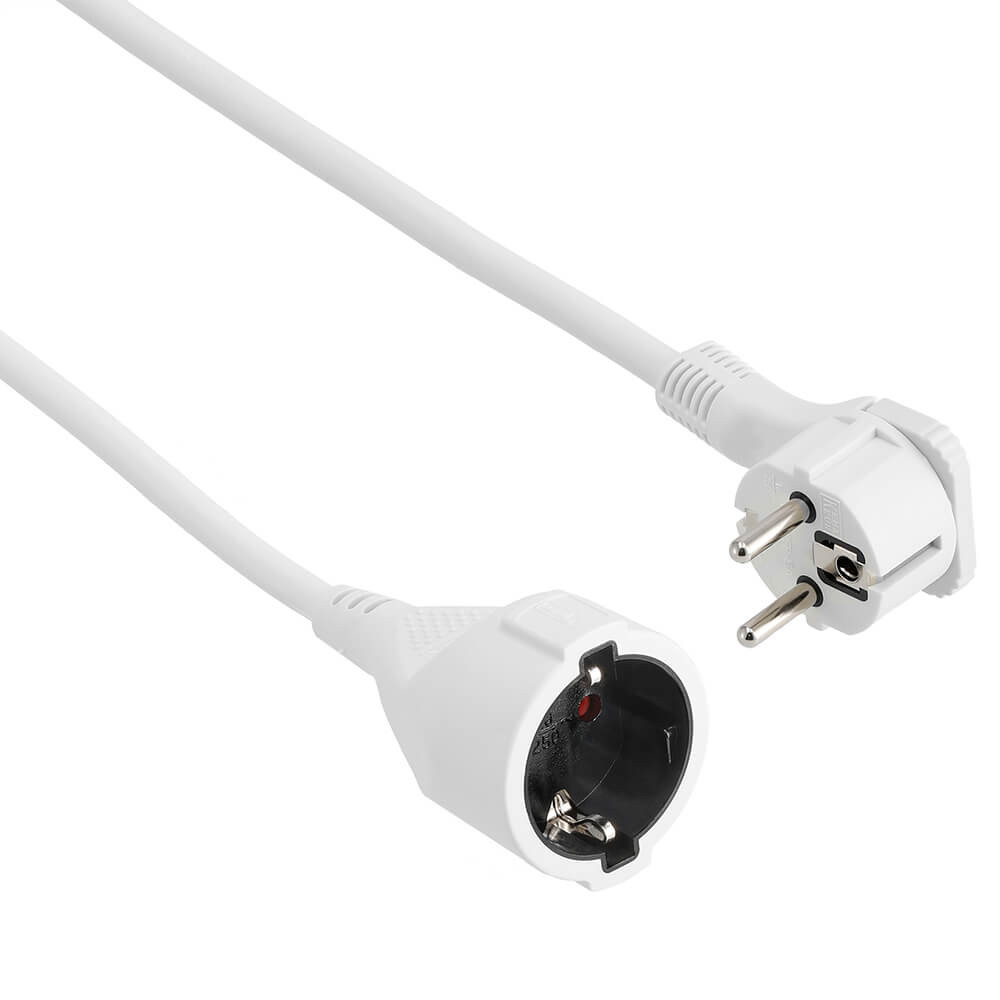 HAMA Extension Cable Indoor White 3.0m