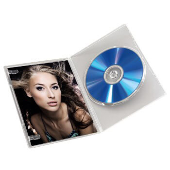 HAMA DVD-Boks Slim Transparent 10-pk