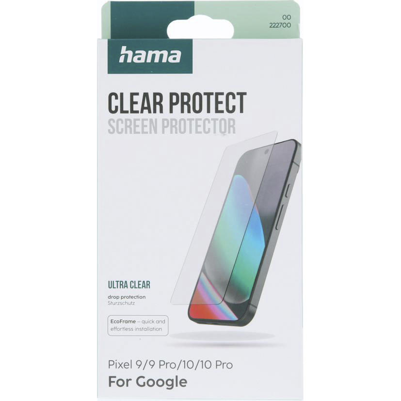 HAMA Clear Protect Screen Protector Google Pixel 9/9 Pro/10/10 Pro/11/11 Pro