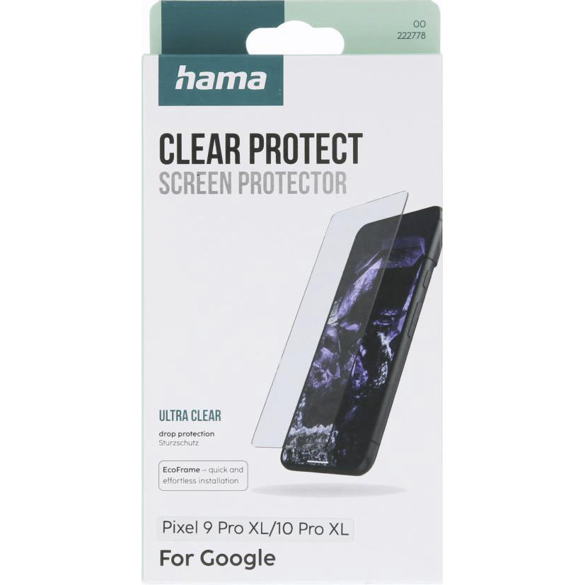 HAMA Clear Protect Screen Protector Google Pixel 9 Pro XL/10 Pro XL/11 Pro XL
