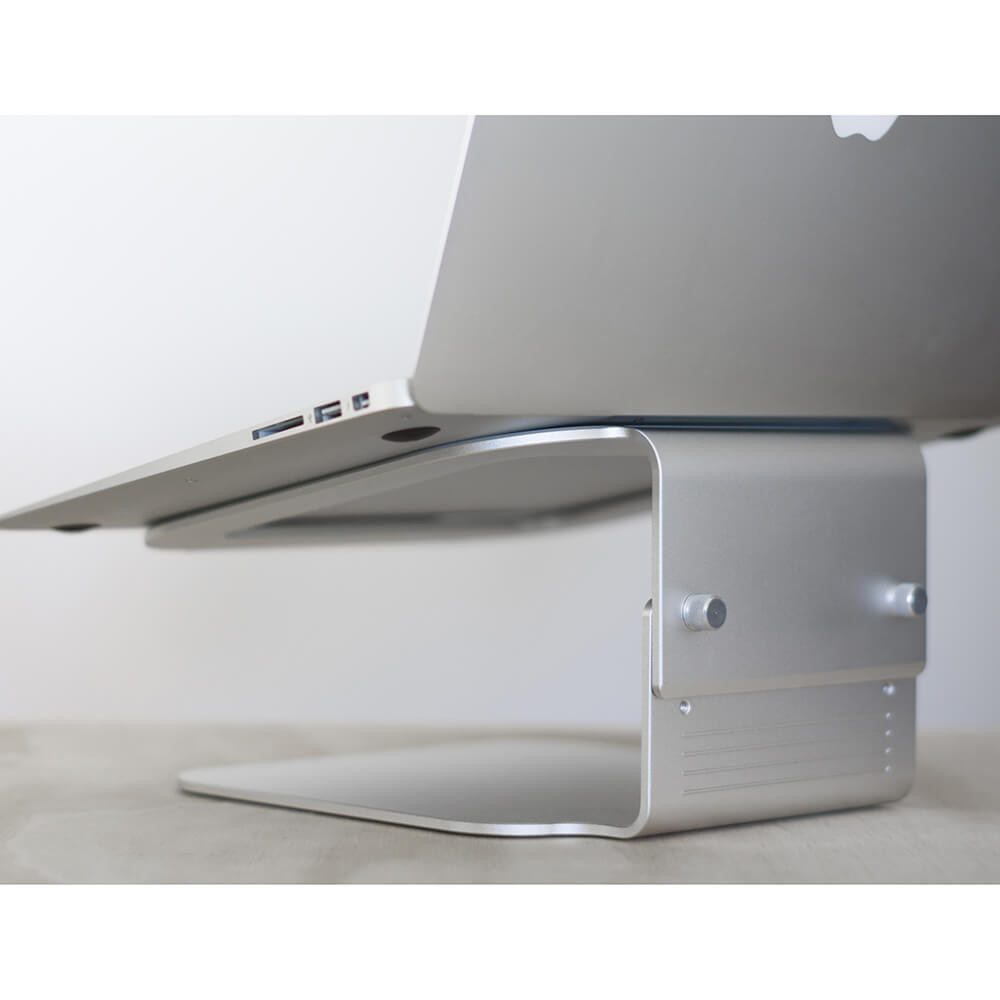 DESIRE2 Laptopstativ Riser Elevator Justerbar Universal Sølv