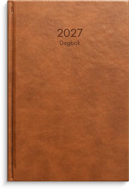 BildeDagbok Grieg Lux A5 2027 Brun