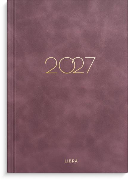 BildeDagbok Grieg Libra Colore 2027 Burgunder