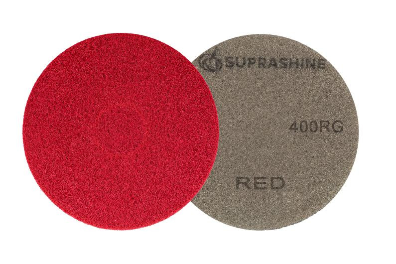 BildeGulvpad Suprashine 400 Grit 11" Rød (2 stk)