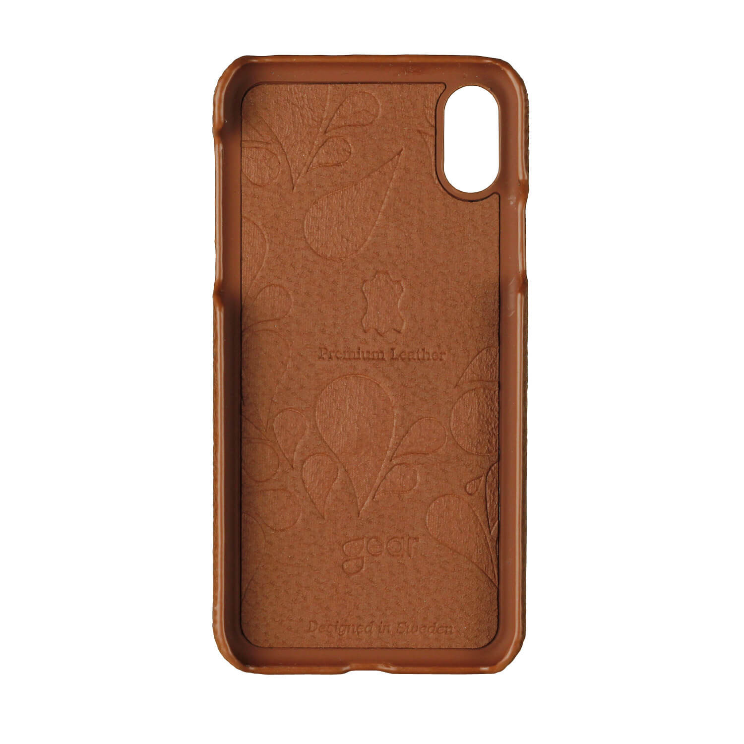 ONSALA COLLECTION Mobildeksel Skinn Brun iPhoneX/Xs