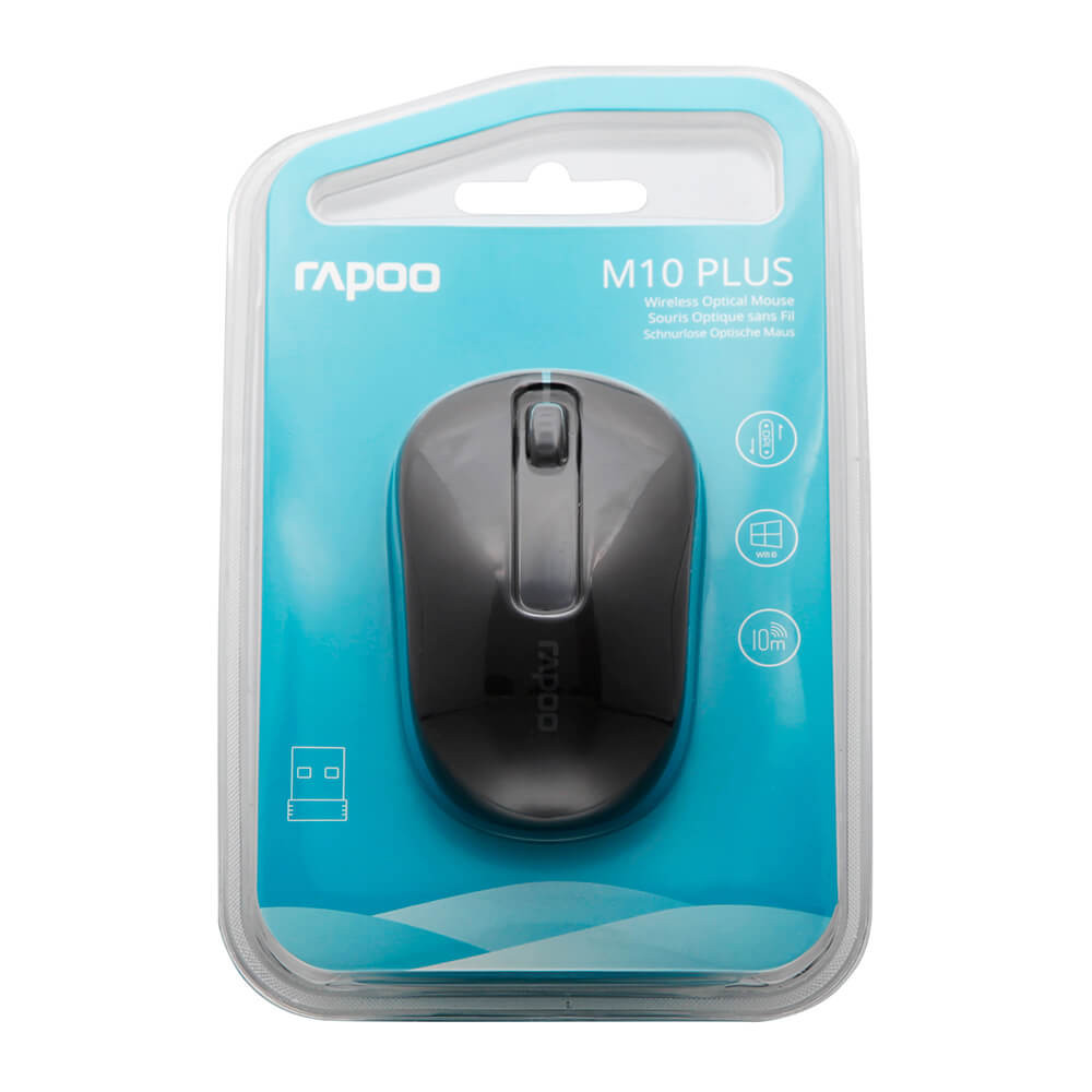 RAPOO Mouse M10 Plus Wireless 2.4GHz Black