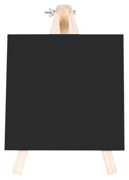 Tavle Bi-Office 17,5X17,5Cm M/Stativ Sor