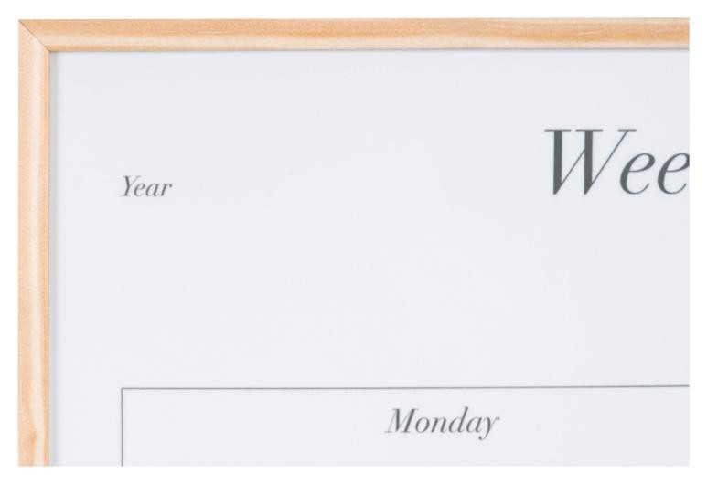 Whiteboard Bi-Office 58,5X38,5Cm Ukeplan
