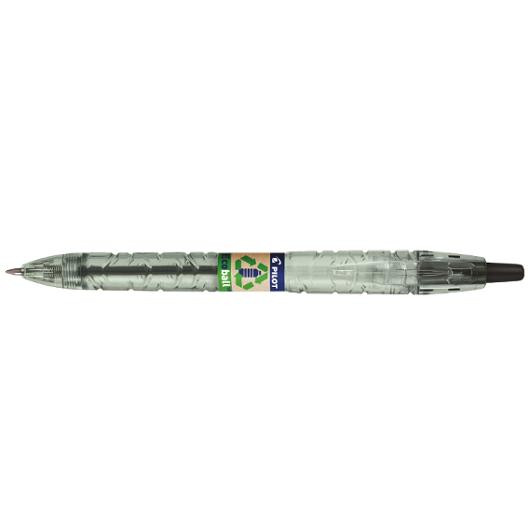 Kulepenn Pilot B2P Ecoball 1,0 Sort (10 stk)