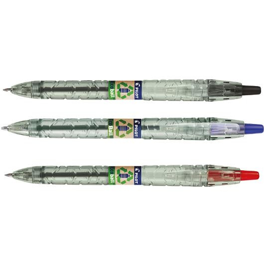 BildeKulepenn Pilot B2P Ecoball 1,0 Sort (10 stk)