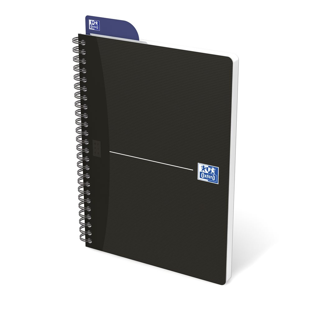 BildeOxford Smart notebook A5 ruled 90 sheets 90g black
