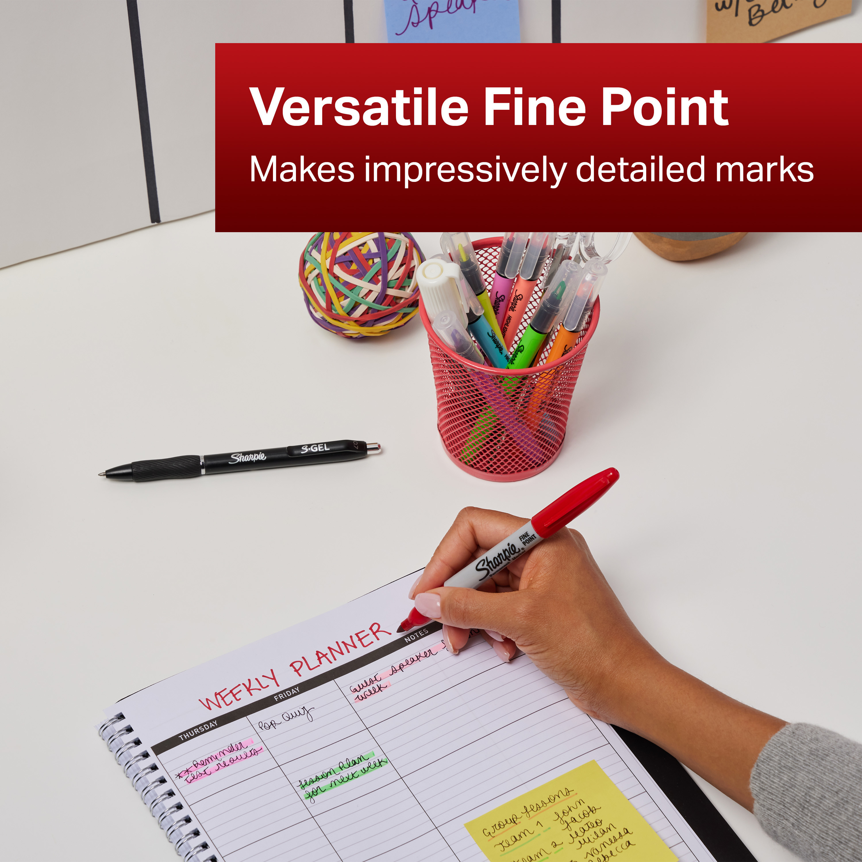 Sharpie FINE Merkepenner 1,0mm ass (12)