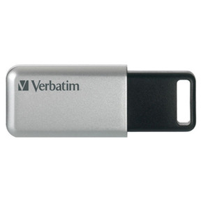 BildeVerbatim USB 3.0 Minnepenn Secure Data Pro 64GB Slv