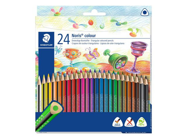 BildeFargeblyant Staedtler Noris Trek. (24 stk)