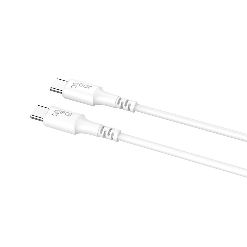 GEAR Cable USB-C to USB-C 2.0 0.5m Cable White