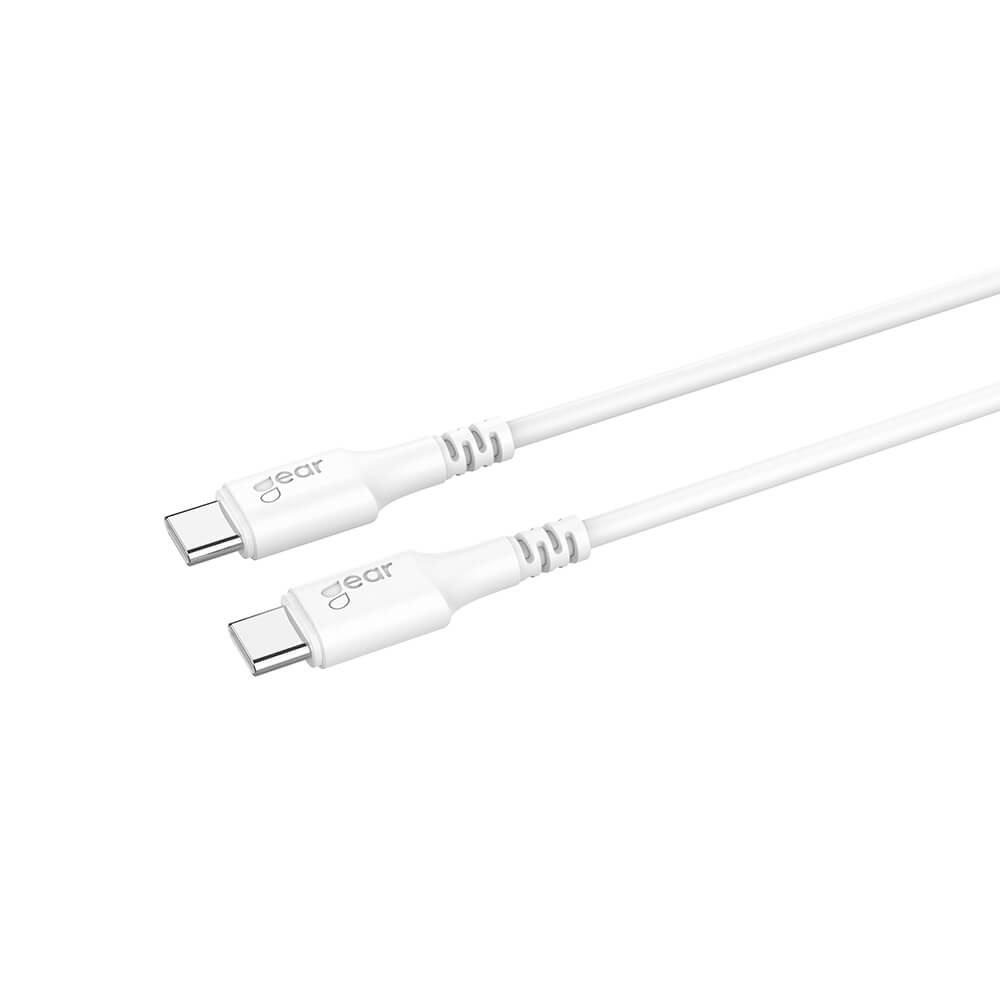 GEAR Cable USB-C to USB-C 2.0 0.5m Cable White
