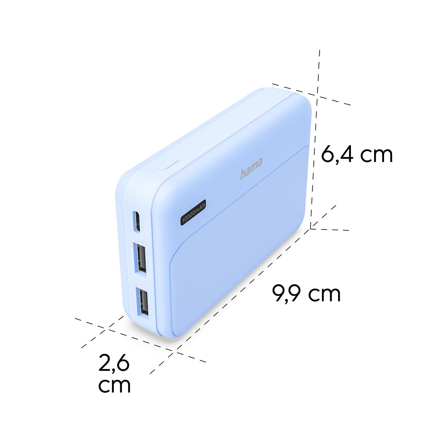 HAMA Powerbank Pocket 10000mAh Blue