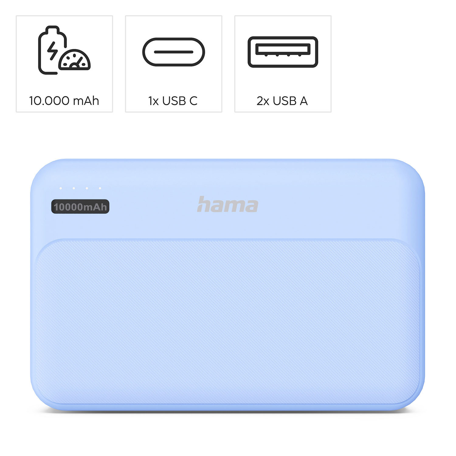 HAMA Powerbank Pocket 10000mAh Blue