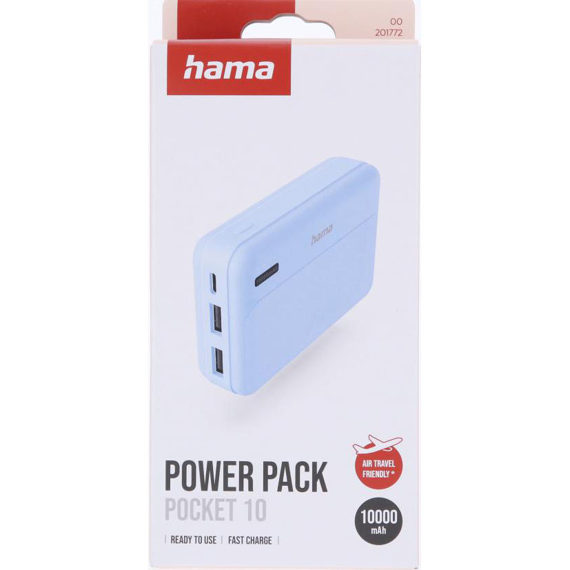 HAMA Powerbank Pocket 10000mAh Blue