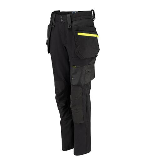Bukse Projob Håndverk 5564 Dame C46 Sort